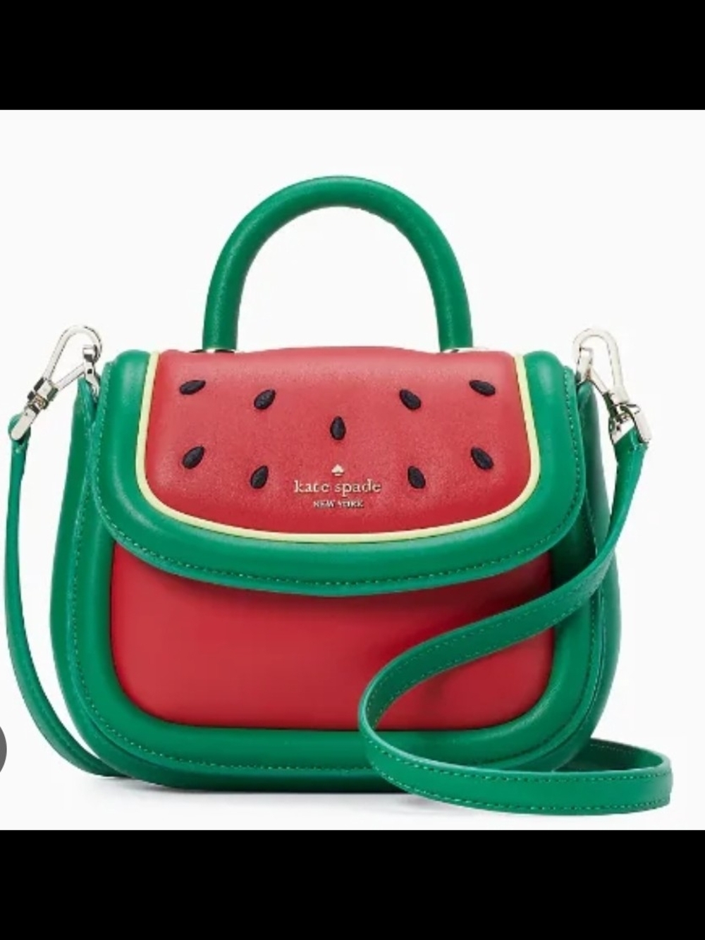 kate spade Red & Green Watermelon Top-Handle Crossbody NWOT